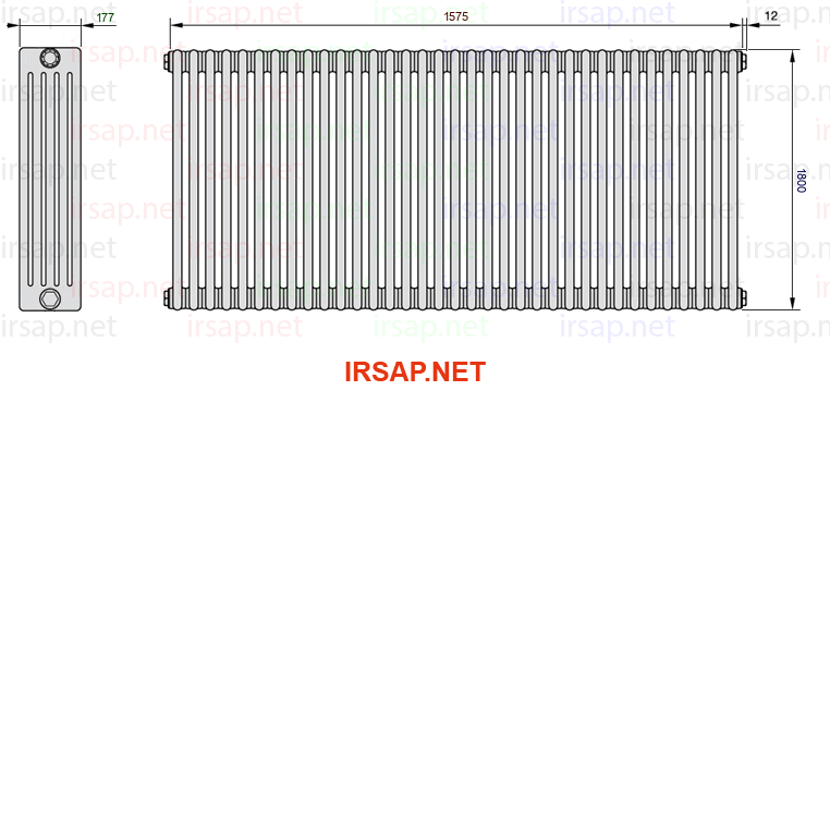 Радиатор IRSAP Tesi 51800/35 T22 CL 01